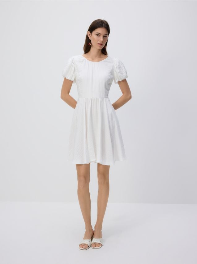 Mini dress with decorative bow - RESERVED