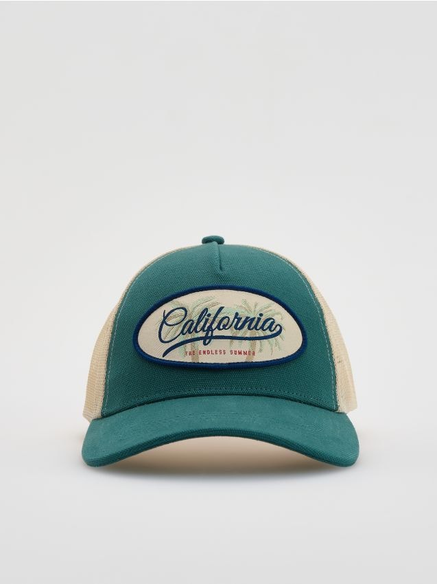 Trucker cap with patch - RESERVED