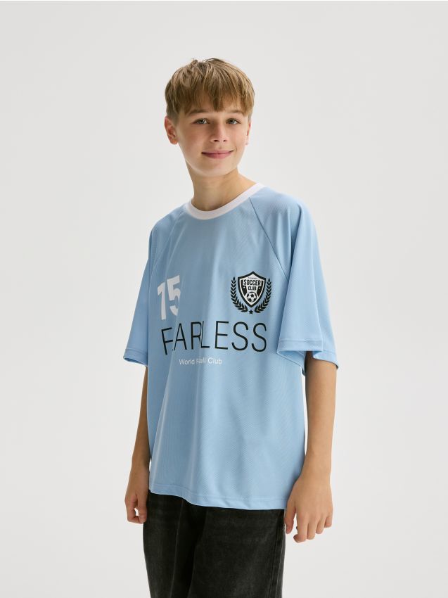 Reserved - Tricou imprimat cu uscare rapidă - albastru-deschis