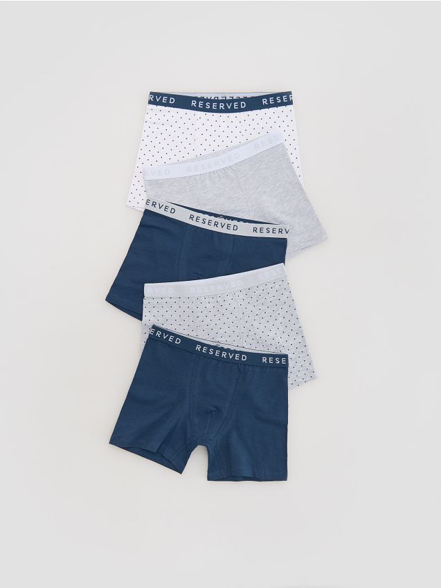 Cotton boxers 5 pack - RESERVED