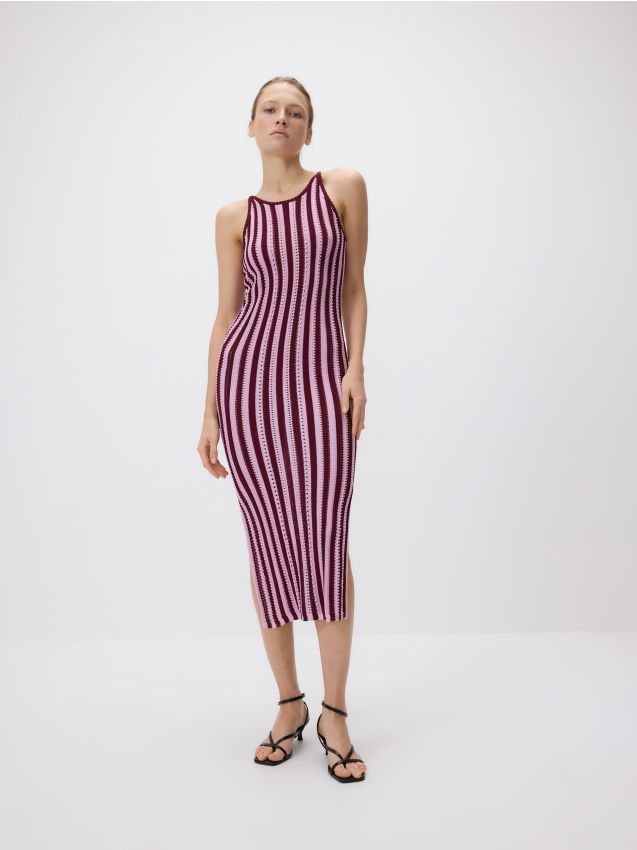 Reserved - Rochie în dungi - multicolor Reserved - Rochie în dungi - multicolor
