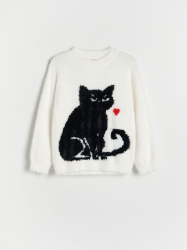 GIRLS` SWEATER - RESERVED