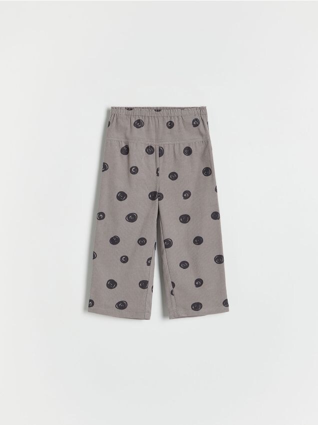 Reserved - pantaloni culotte - gri-închis