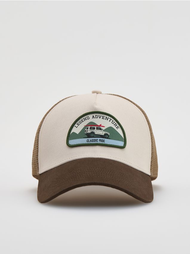 Trucker cap with patch - RESERVED