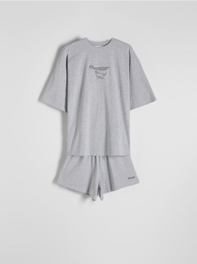 Two piece cotton pyjama set - RESERVED