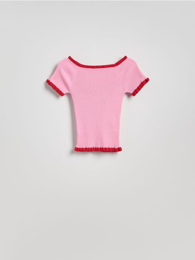 Top with a decorative trimming - RESERVED
