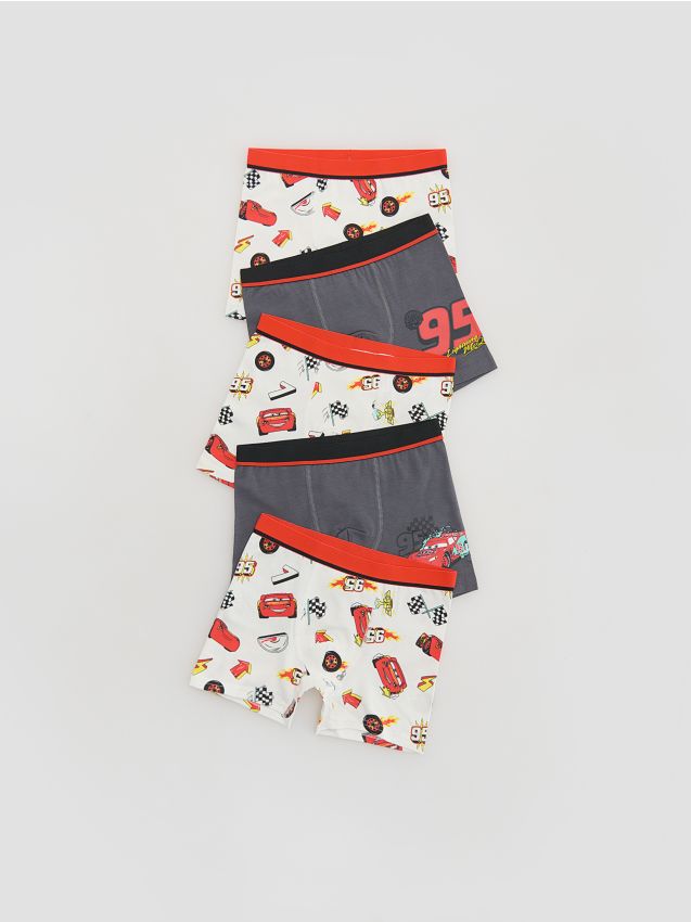 Baumwoll-Boxershorts Cars 5er-Pack - RESERVED