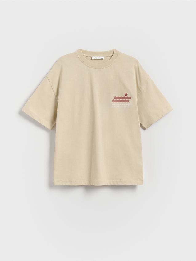 Oversized cotton rich T-shirt - RESERVED