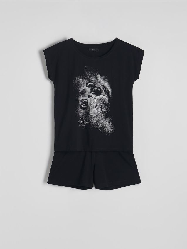 Ensemble de pyjama deux-pièces à imprimé - RESERVED