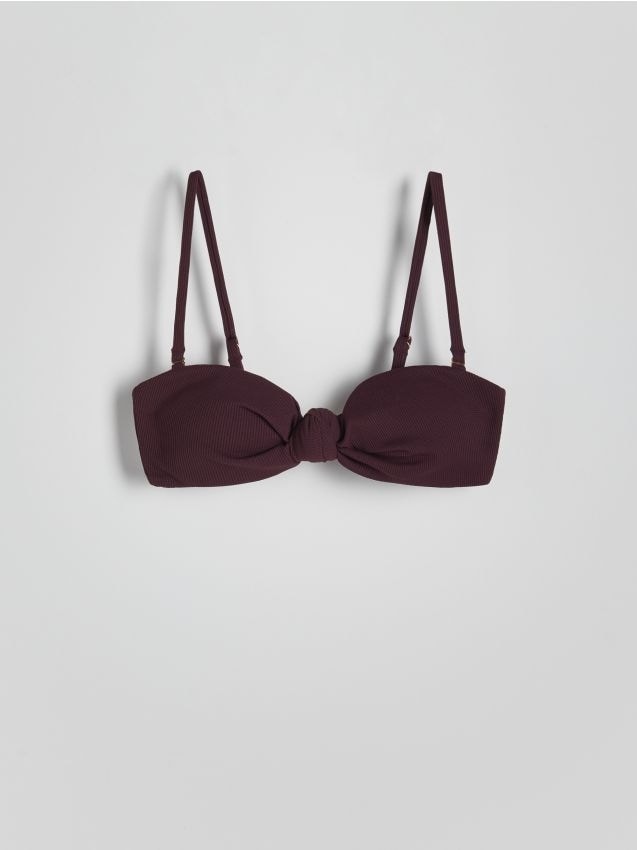 Reserved - Top bikini - violet-închis