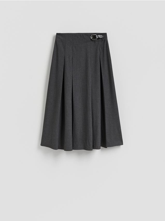 Pleated midi skirt - RESERVED