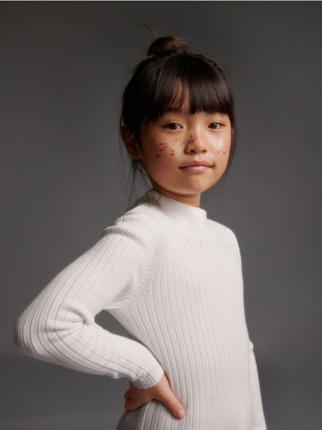 Rib knit jumper - RESERVED