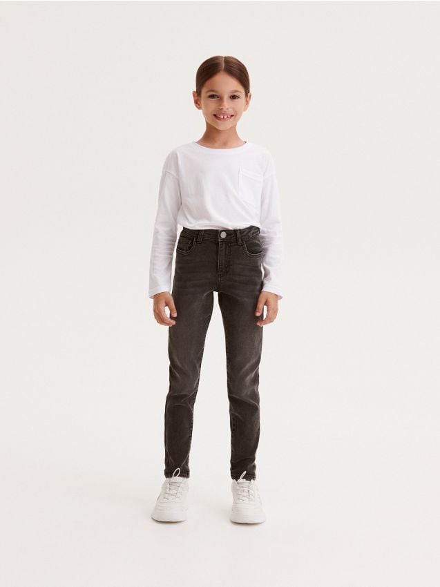 Elastic slim jeans - RESERVED