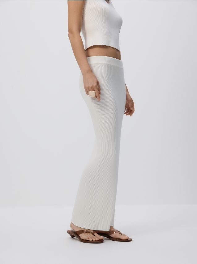 Maxi jersey skirt - RESERVED