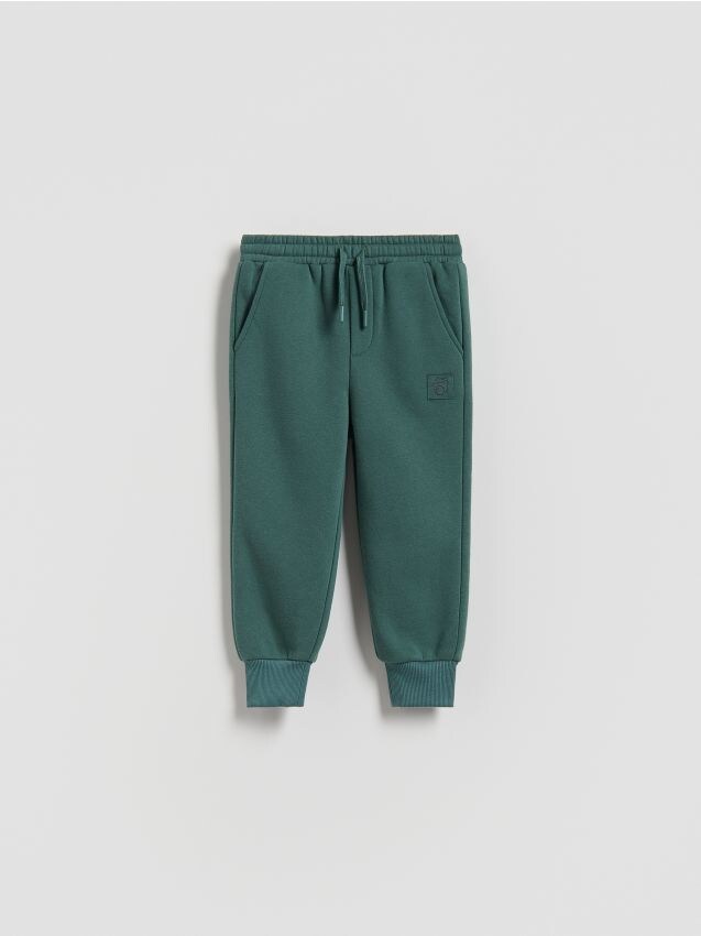 Reserved - Pantaloni jogger de trening - albastru-verzui