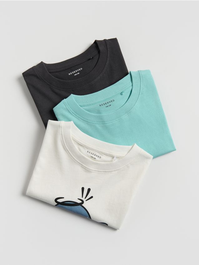 Cotton t-shirt 3 pack - RESERVED