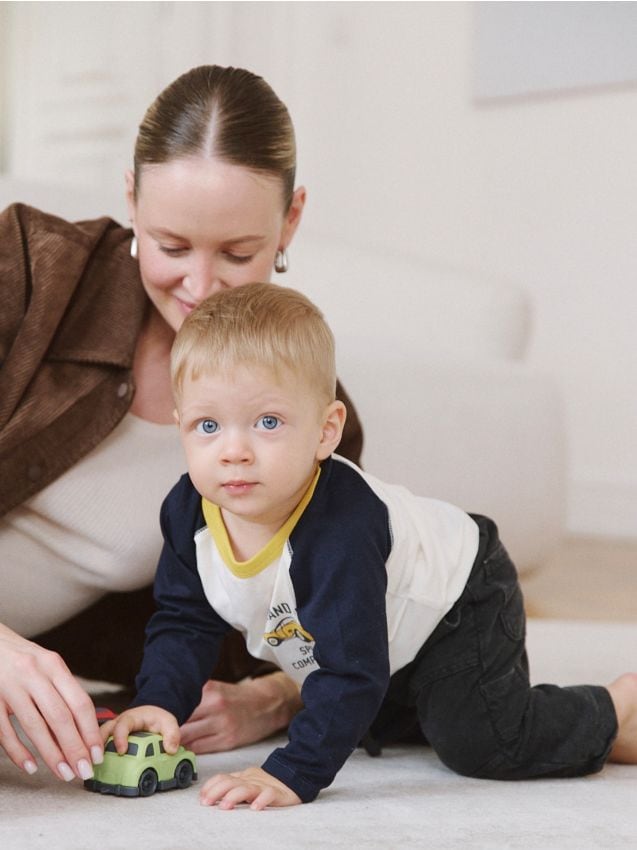 Joggingbyxor i bomull - RESERVED