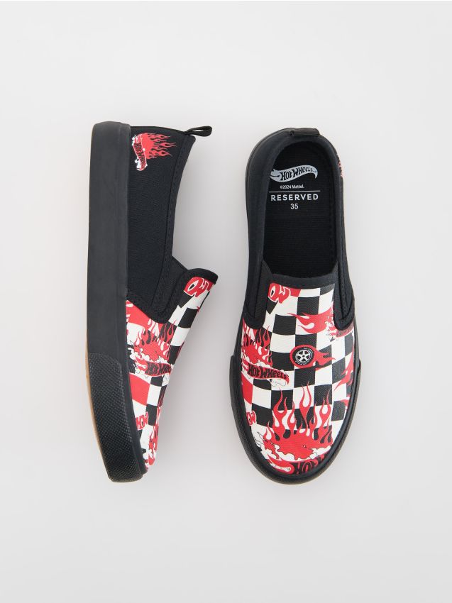 Reserved - boys` sneakers - negru