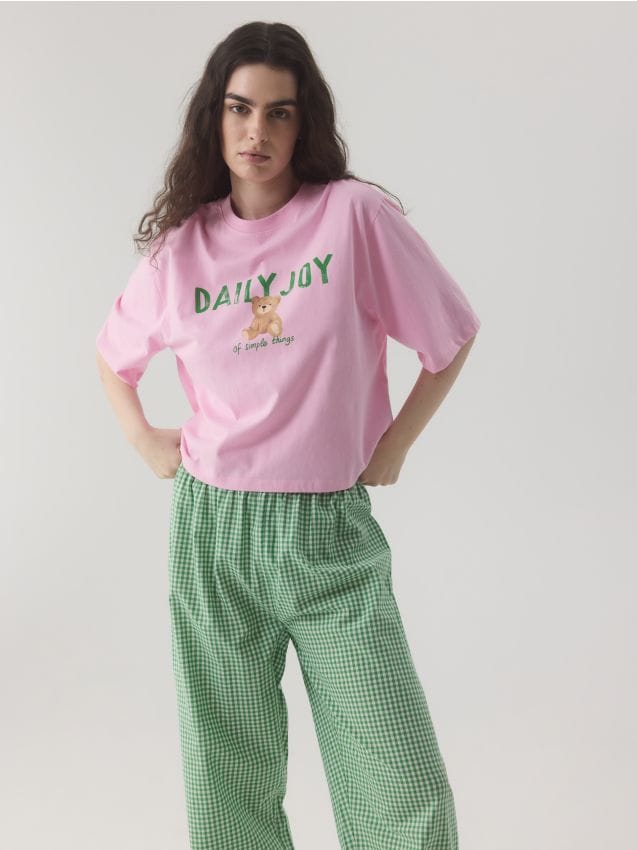 Ensemble de pyjama deux-pièces en coton - RESERVED