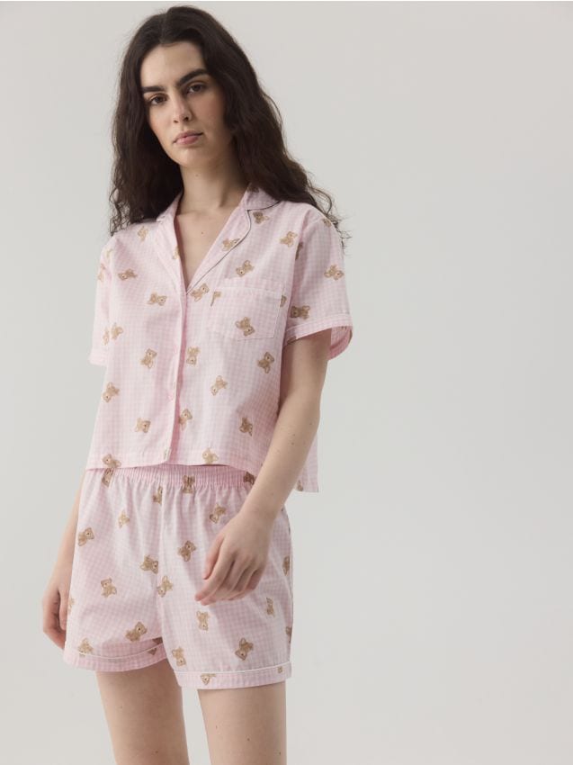 Two piece cotton pyjama set - RESERVED