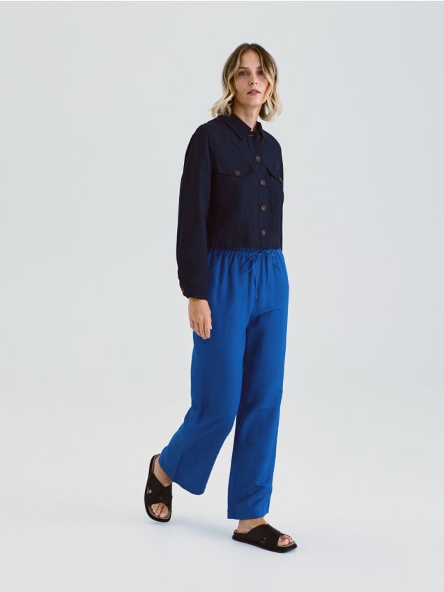 Lockere Leinenhose - RESERVED