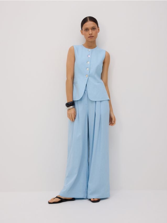 Spodnie wide leg - RESERVED