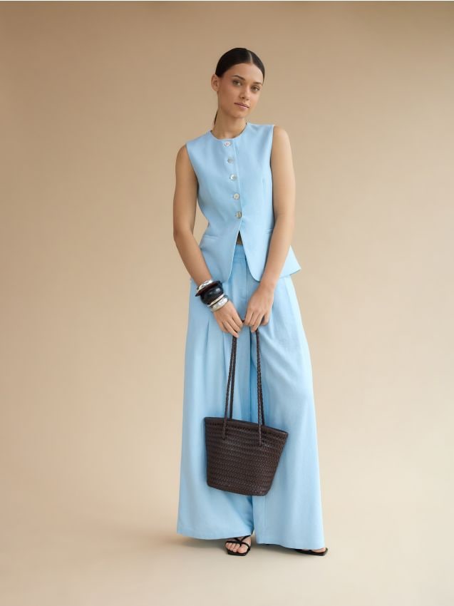 Wide leg trousers - RESERVED