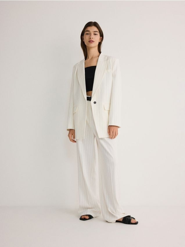 Striped trousers - RESERVED