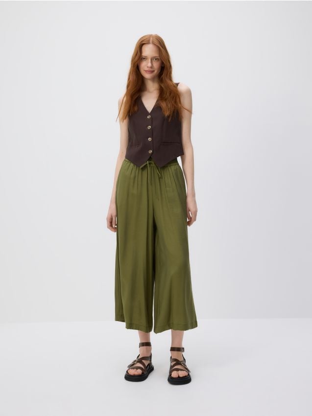 Viscose rich trousers - RESERVED