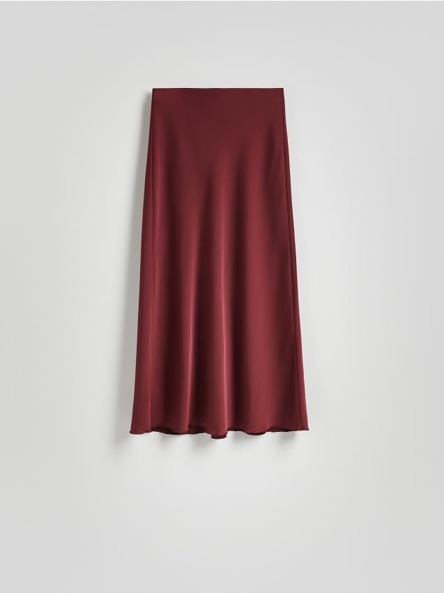 Satin maxi skirt - RESERVED