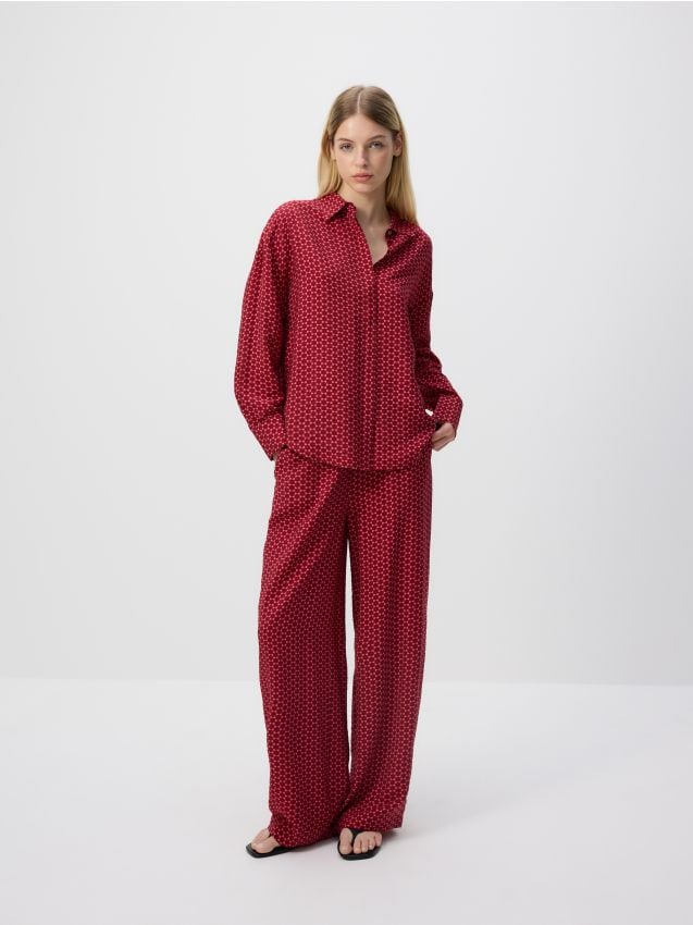 Patterned trousers - RESERVED