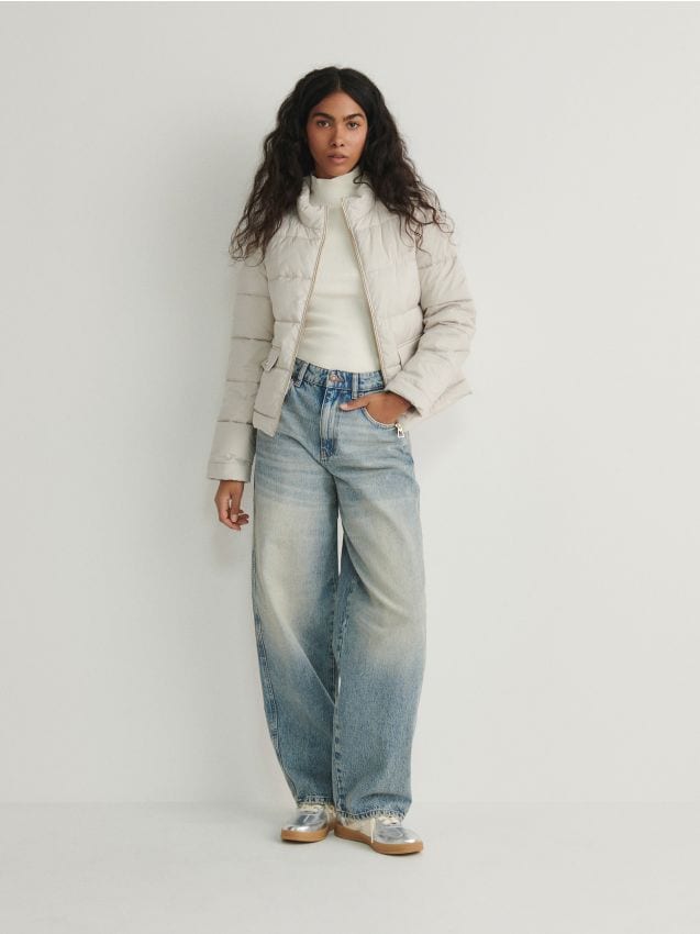 Cropped quilted jacket - RESERVED