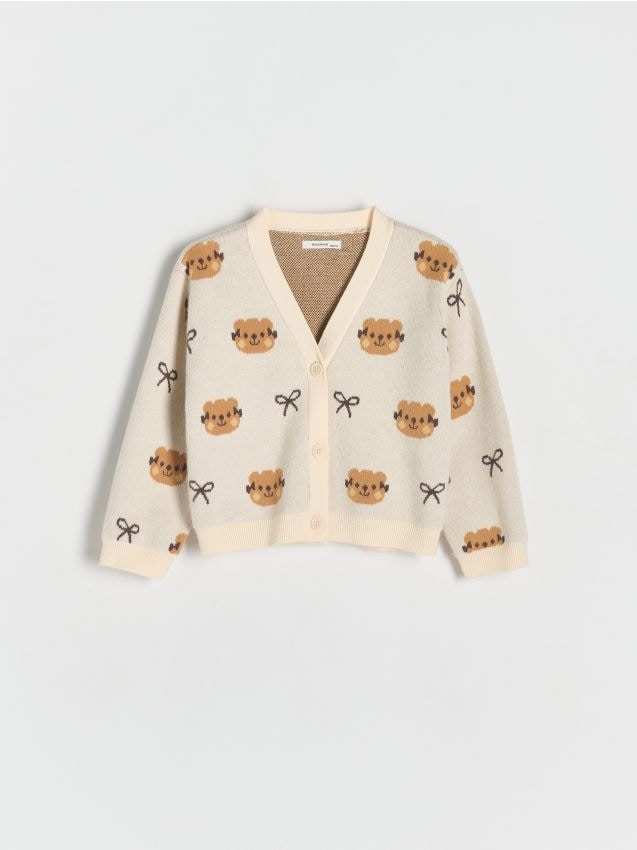 Cardigan avec des oursons - RESERVED