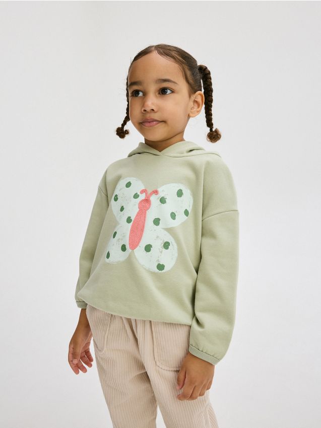 Sweatshirt with appliqué - RESERVED