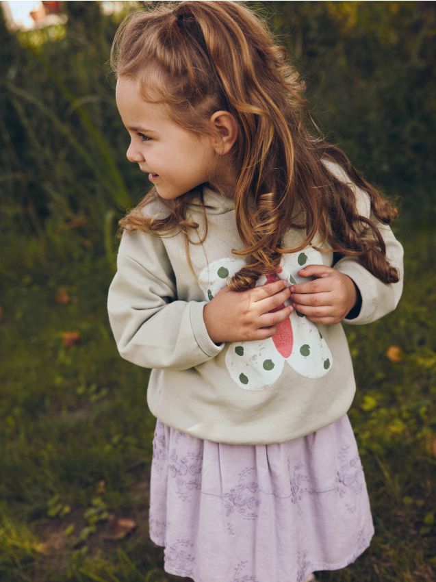 Sweatshirt with appliqué - RESERVED