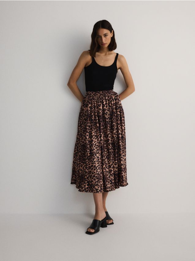 Reserved - ladies` skirt - multicolor