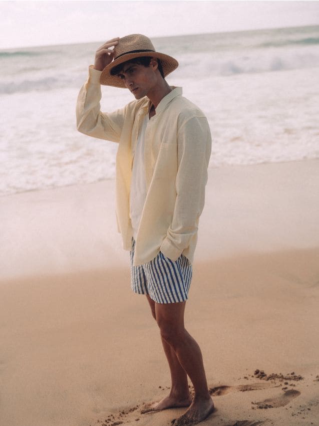 Stripe beach shorts - RESERVED