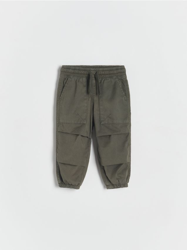 Cotton parachute trousers - RESERVED