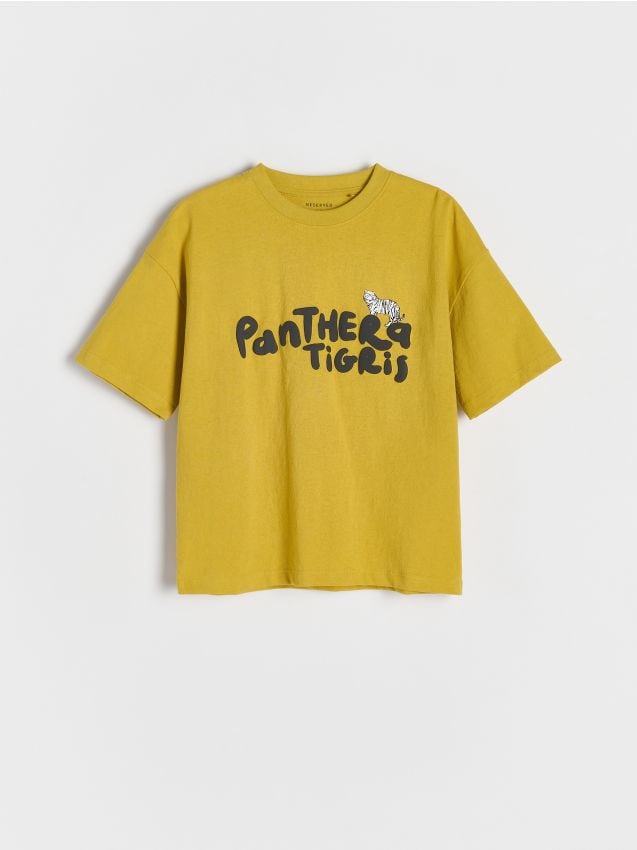 Oversized cotton rich T-shirt - RESERVED