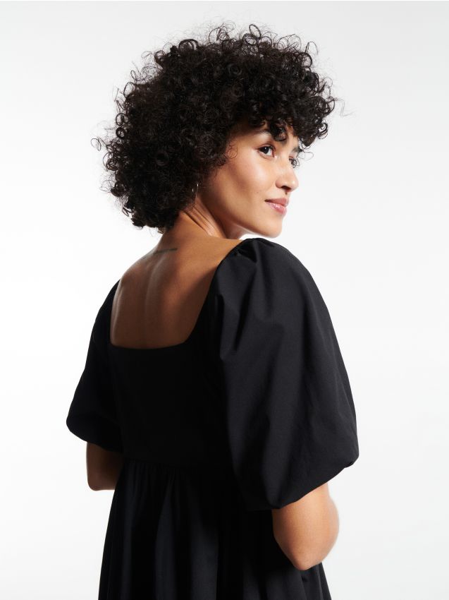 Rochie mini uni - negru - RESERVED