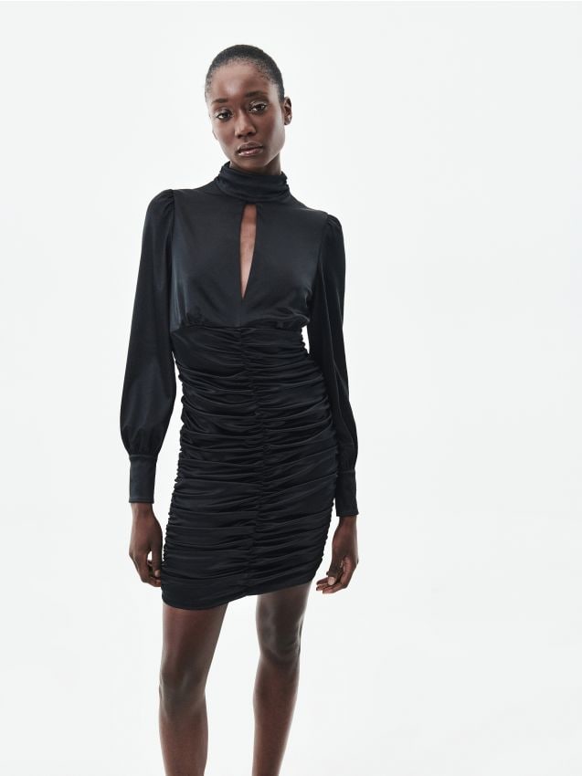Vestito in raso Colore nero RESERVED 1172P 99X