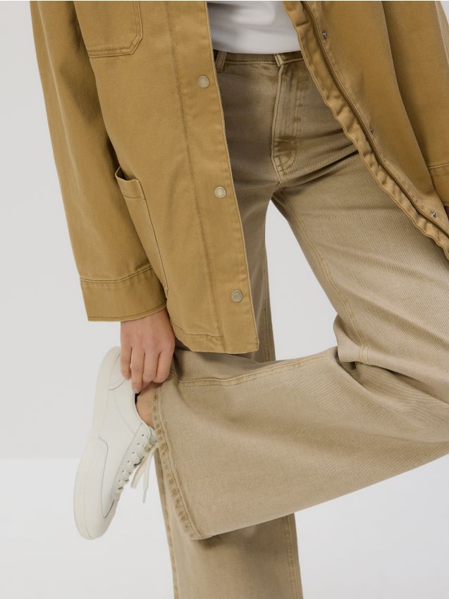 Leather rich sneakers - RESERVED