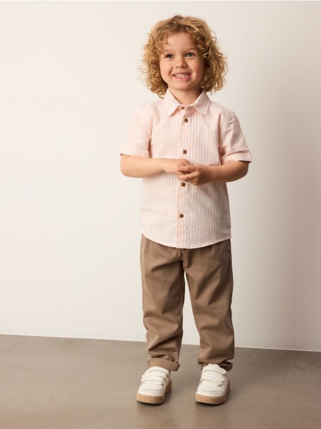 Reserved - Pantaloni chino cu cordon - maro Reserved - Pantaloni chino cu cordon - maro