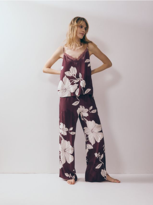 Two piece viscose pyjama set - RESERVED