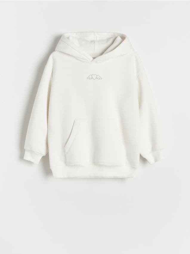 Sweat de sport à capuche et appliqué - RESERVED