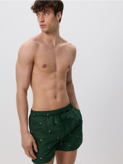 Bedrukte strandshorts