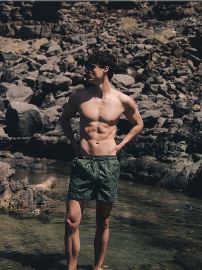 Bedrukte strandshorts
