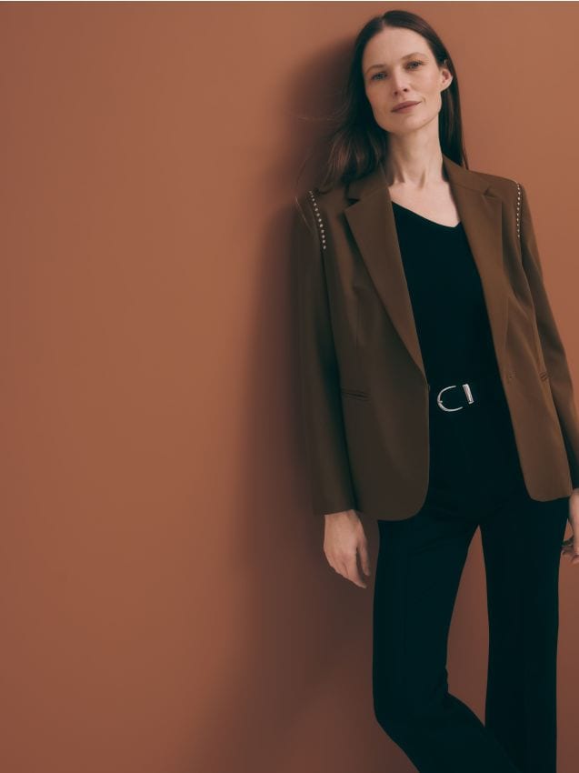 Wool blend blazer - RESERVED