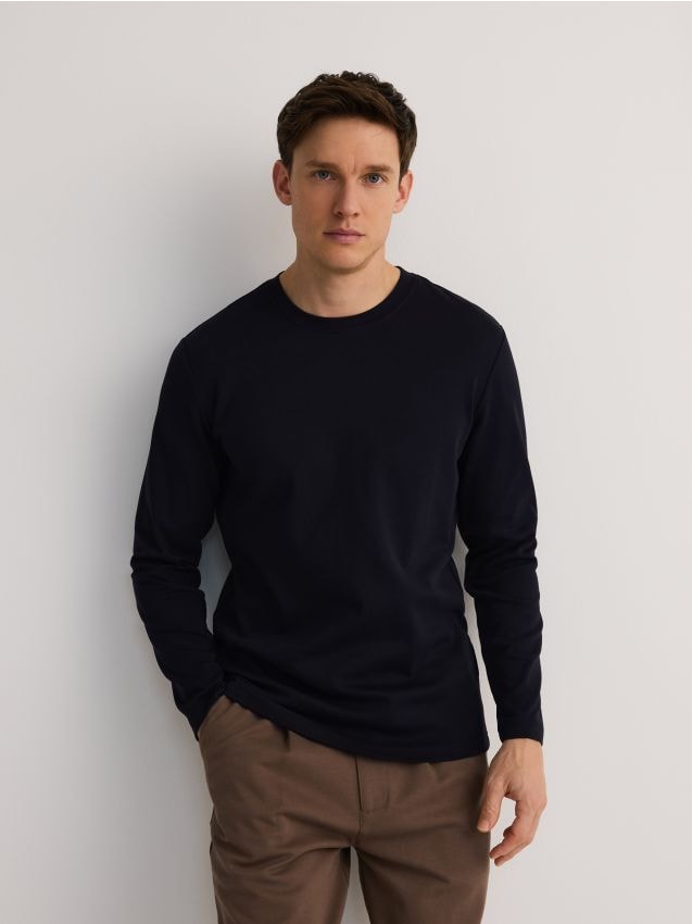 Sweatshirt i regular fit af bomuld - RESERVED