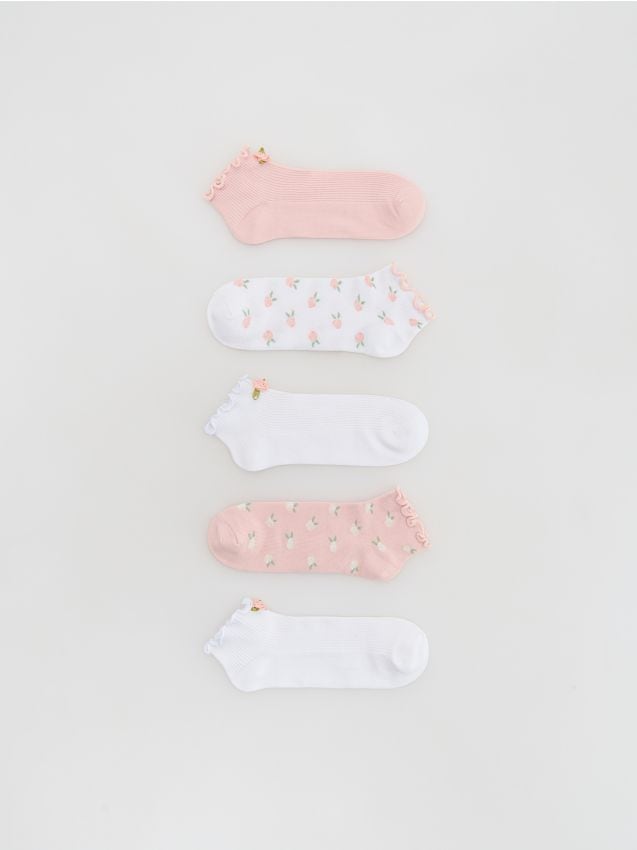 Frill socks 5-pack - RESERVED